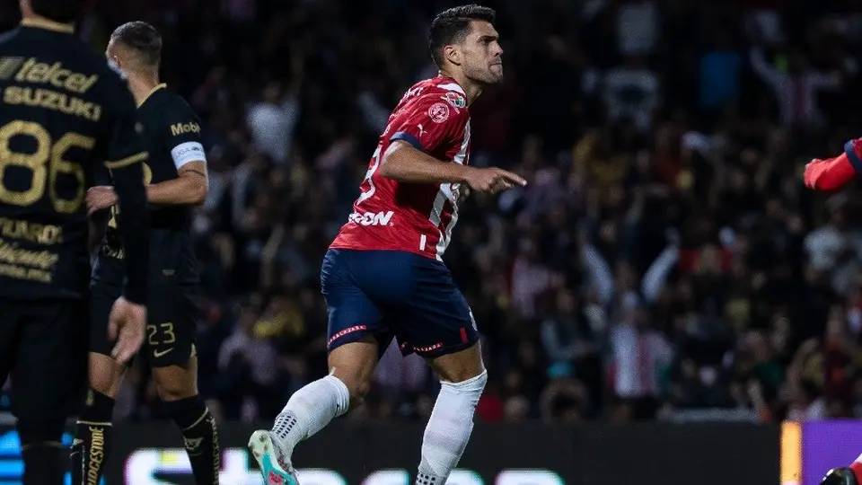 Chivas: Daniel Ríos anotó ante Pumas y acabó con la sequía de los goleadores rojiblancos