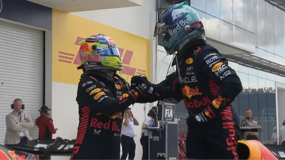 Checo Pérez sobre la segundo lugar en GP de Miami: 'Max fue más fuerte y fue una victoria merecida para él'