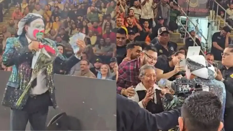 Comediante 'Brincos Dieras' armó la 'coperacha' para anciana que trabaja de mesera