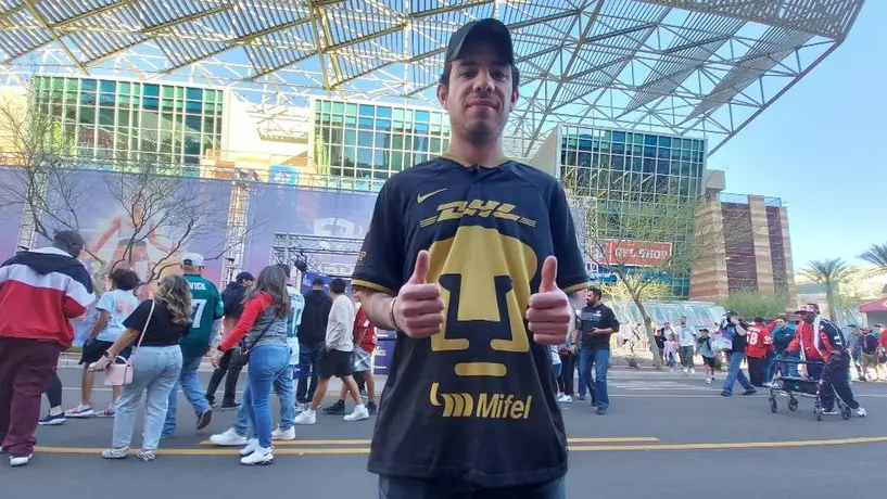 Super Bowl LVII: Alonso, el aficionado que portará la playera de Pumas en el Supertazón