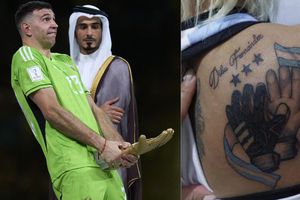 Mujer se tatúa mal el nombre de Dibu Martínez y se lo arregla… pero ¿quedó peor?