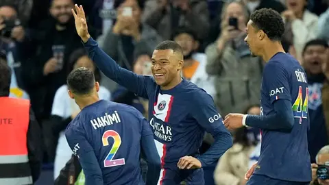 Kylian Mbappé opacó regreso de Lionel Messi con el PSG en goleada sobre el Ajaccio