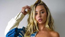 Celeste Bright, modelo estadounidense, exhibió a Neymar con una captura de pantalla