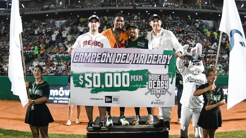 Rainel Rosario se lleva el Home Run Derby de la Liga Mexicana de Beisbol