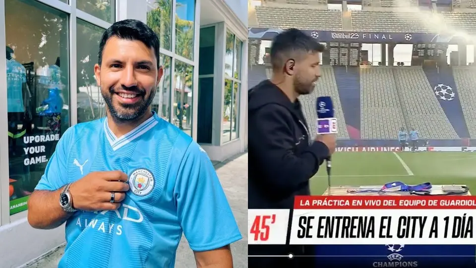 Kun Agüero explota contra jardinero previo a la Final de la Champions: 'La pu… que te parió'