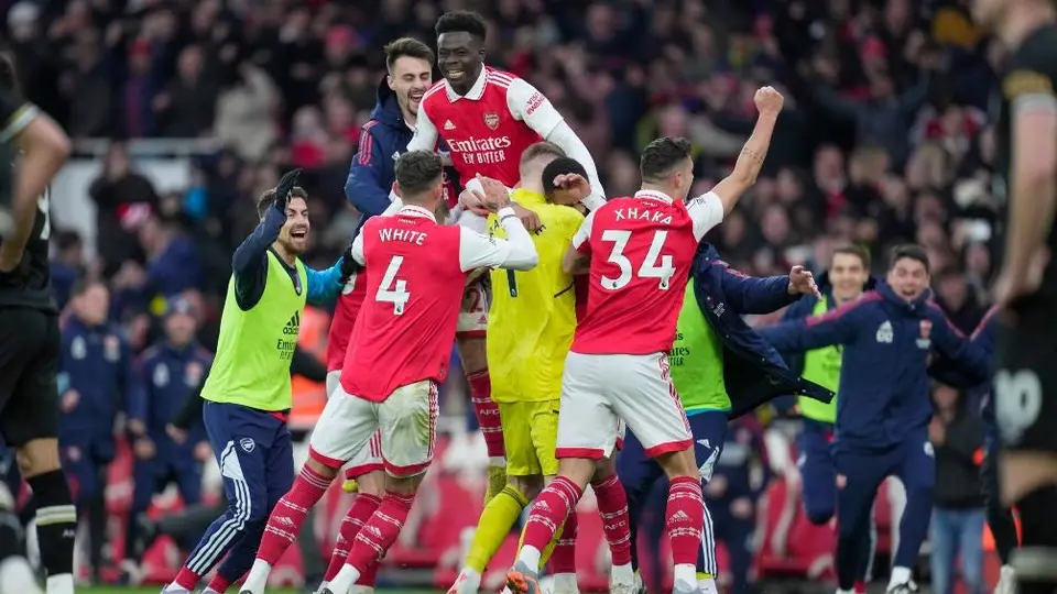 Arsenal logró darle la vuelta al marcador en los últimos minutos vs Bournemouth
