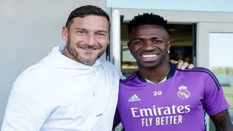Francesco Totti confiesa que es fanático del Real Madrid: 'Es mi segundo equipo'