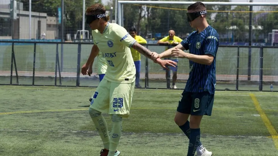 América presentó a su equipo oficial de 'Personas Ciegas y Débiles Visuales'