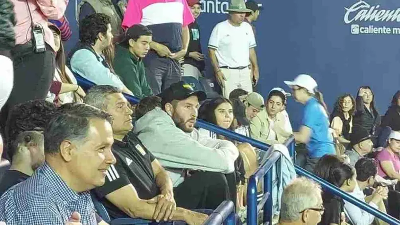 Gignac asistió al Abierto de Tenis en Monterrey para alentar a sus compatriotas