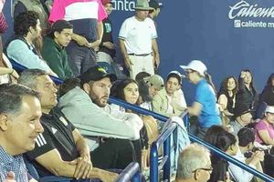 Gignac asistió al Abierto de Tenis en Monterrey para alentar a sus compatriotas