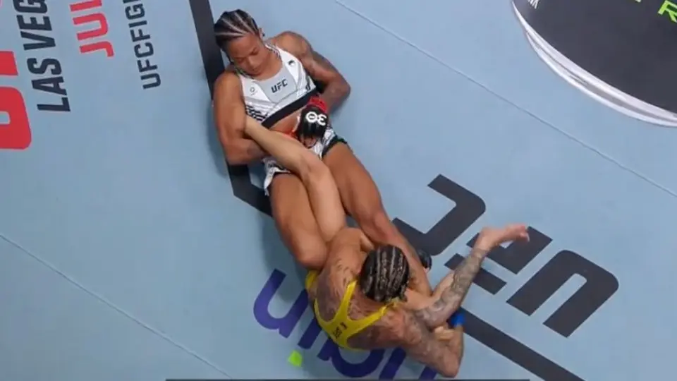 Ketlen Souza se rompió la rodilla durante su pelea contra Karine Silva en la UFC Vegas 74