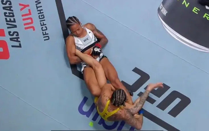 Ketlen Souza se rompió la rodilla durante su pelea contra Karine Silva en la UFC Vegas 74