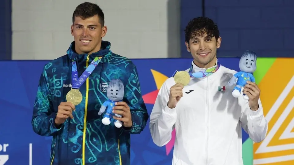 ¡Épico! Mexicano y arubeño ganan medalla de oro tras empatar y romper récord en los Centroamericanos