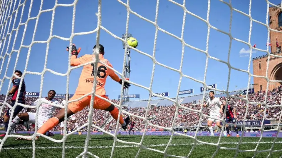 Sin titulares, Milan empata 1-1 con el Bologna en la Serie A