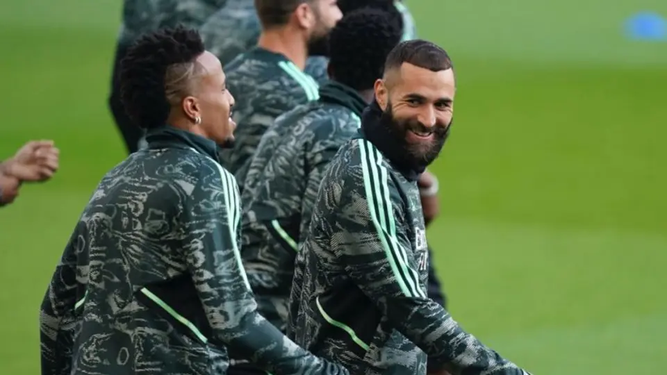 Karim Benzema ya regresó a entrenar con el Real Madrid