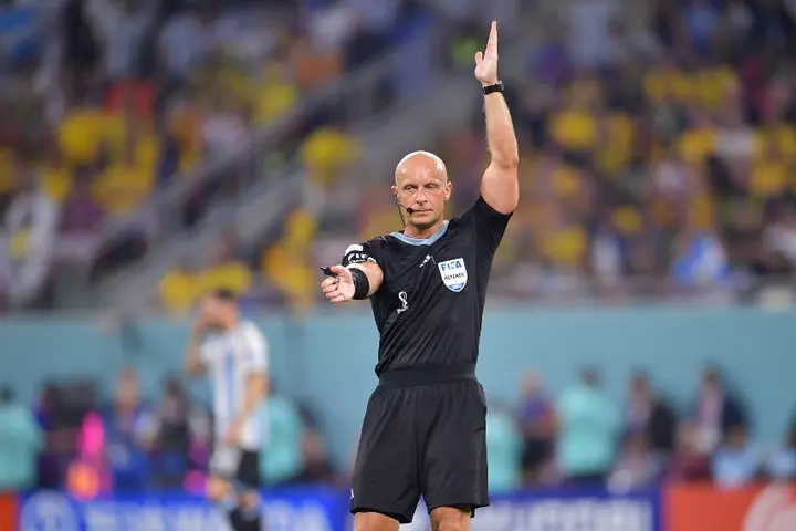 Szymon Marciniak en la Final de Qatar 2022