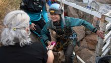 Beatriz Flamini, la mujer que pasó 500 días en una cueva, por fin vio la luz