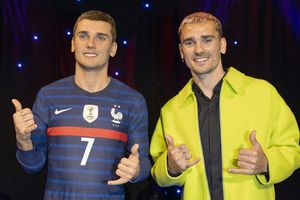 Antoine Griezmann estrenó su figura en el museo de cera