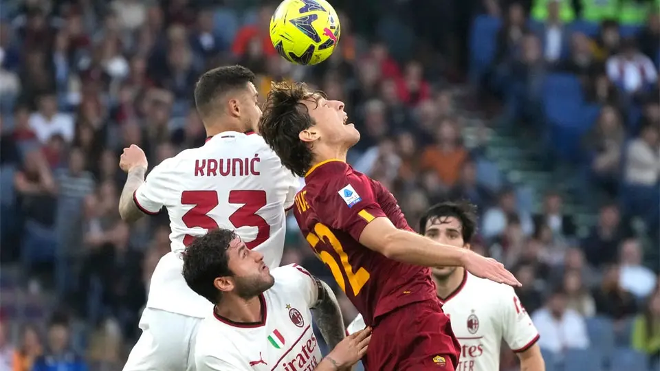 Serie A: Milan y Roma empatan con goles en tiempo agregado