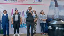 Entregan 3 mil 600 tinacos para enfrentar desabasto de agua