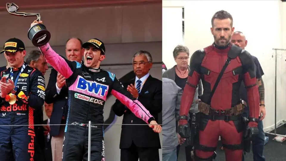 Ryan Reynolds invitó a Esteban Ocon a la nueva película de Deadpool tras su inversión en Alpine
