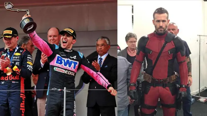 Ryan Reynolds invitó a Esteban Ocon a la nueva película de Deadpool tras su inversión en Alpine