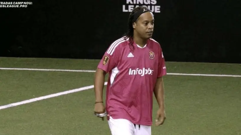 Jugador de la Kings League confesó a qué huele Ronaldinho