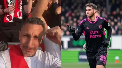 Chaco Giménez y su familia apoyaron a Santi Giménez en las gradas y gozaron el título con él