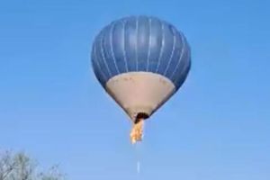 Globo aerostático se incendia en Teotihuacán; se reportan personas muertas