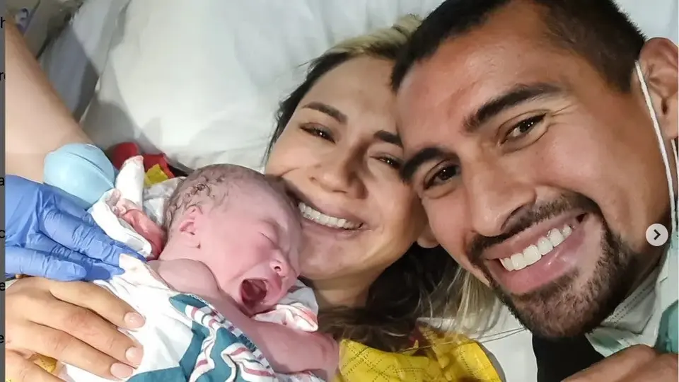 ¡Pato Araujo y Zudikey Rodríguez ya son padres!