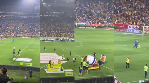 Tigres: El show del medio tiempo en el Universitario que rompe las redes sociales
