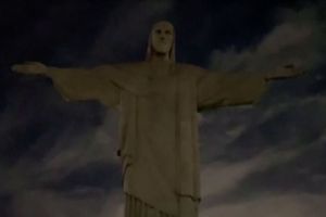 Cristo Redentor apagó sus luces en apoyo a Vinicius Jr.
