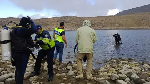 Joven fallece ahogado en la laguna del Nevado de Toluca