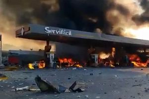 Video: Momento exacto de explosión de pipa en gasolinera de Tula