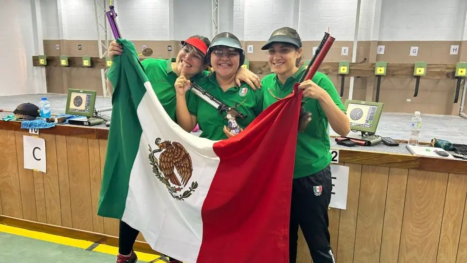 Centroamericanos 2023: Oro, plata y bronce para el equipo femenil de México en tiro de pistola