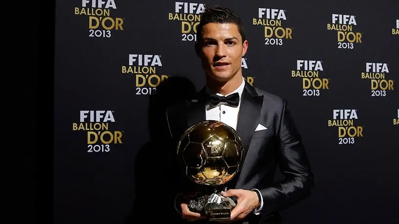 Cristiano Ronaldo donó un Balón de Oro para la subasta de una fundación