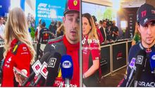 ¡Checo Pérez, que galán! Jefa de prensa de Ferrari ignoró a Leclerc por ver pasar al mexicano