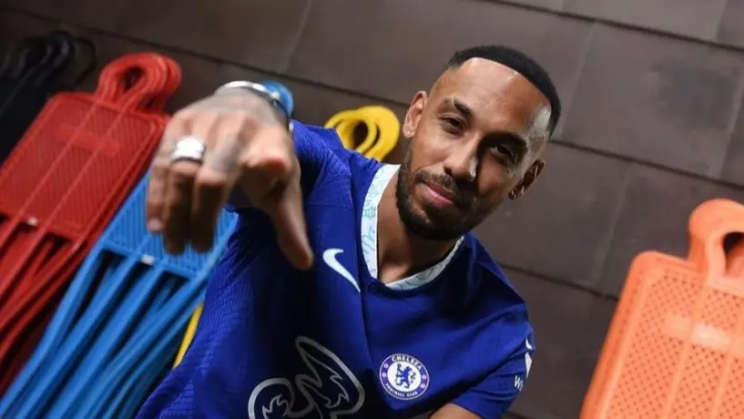 Aubameyang le dio 'like' a la publicación del Chelsea anunciando el despido de Graham Potter