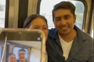 Tenoch Huerta, actor de Black Panther: Wakanda Forever, viajó en el metro de la CDMX