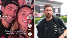 Pareja se toma selfie con Messi en concierto de Coldplay y no se dan cuenta