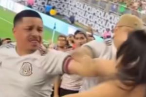 Aficionados del Tri iniciaron conato de bronca en las gradas ante Honduras