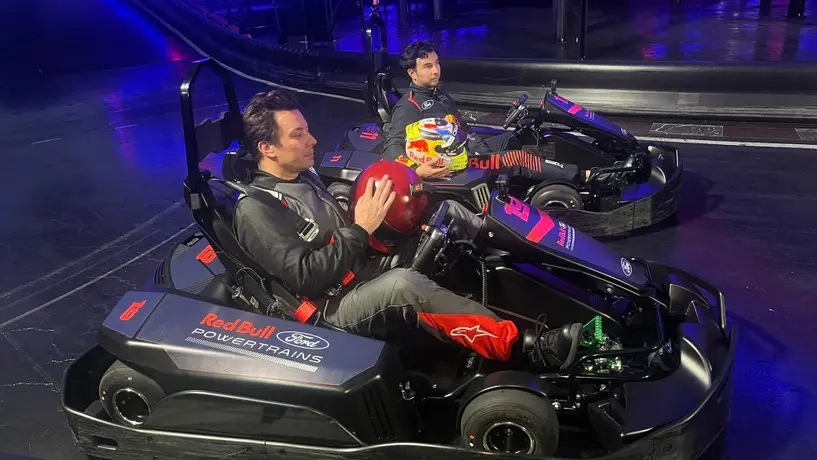 Checo Pérez, invitado especial en el programa de Jimmy Fallon