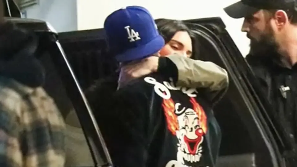 Kendall Jenner y Bad Bunny fueron vistos en el Estadio de Los Dodgers