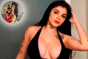 Karely Ruiz se 'robó' las miradas y provocó molestias en fiesta infantil