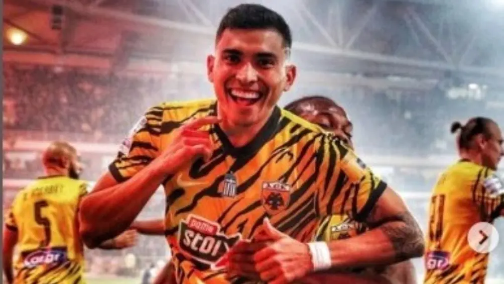 Orbelin Pineda con el AEK de Atenas | INSTAGRAM @:Orbelin7pineda