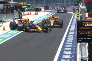 ¡Casi choca! 'Checo' Pérez estuvo cerca de un accidente por error de mecánico de Red Bull