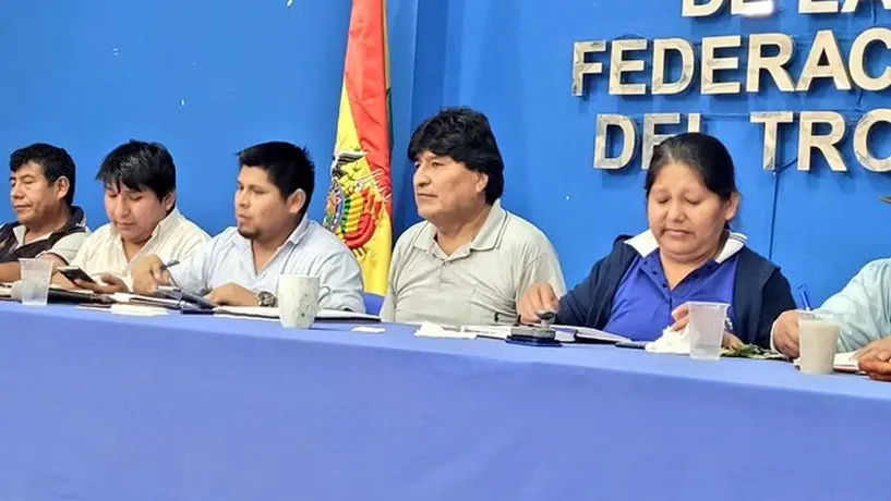 Evo Morales fue anunciado como Presidente de un equipo profesional boliviano