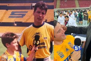 Samuel García recrea fotografía con Robert Siboldi tras el campeonato de Tigres ante Chivas