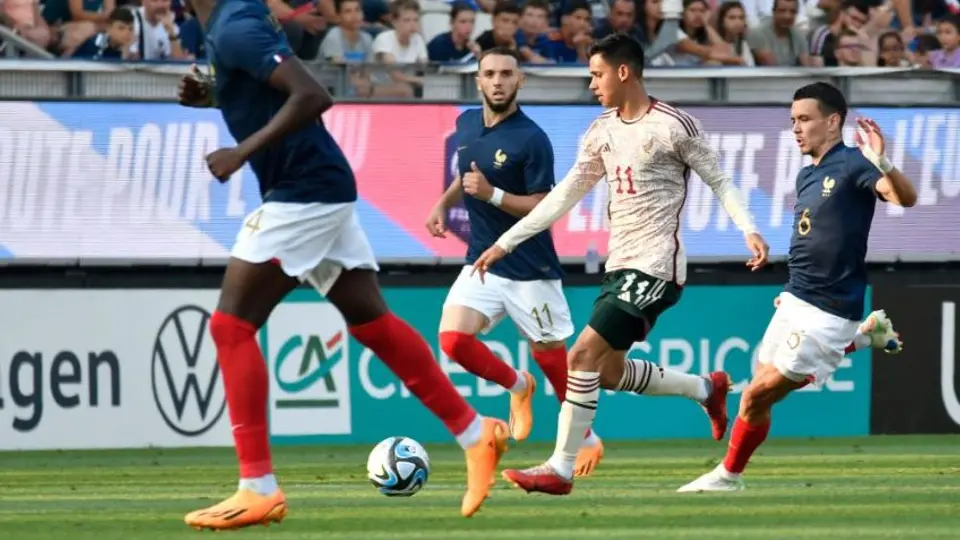 Selección Mexicana Sub 23 pierde en amistoso contra Francia Sub 21