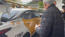 Tuca Ferretti, nuevo DT del Cruz Azul, se fue en taxi a las oficinas de La Máquina